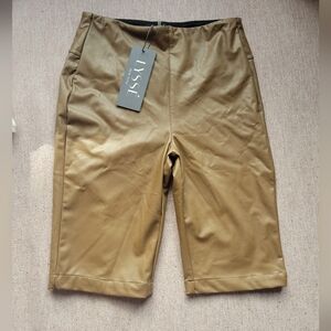 Lysse Rustic Leather Biker Short SZ Small